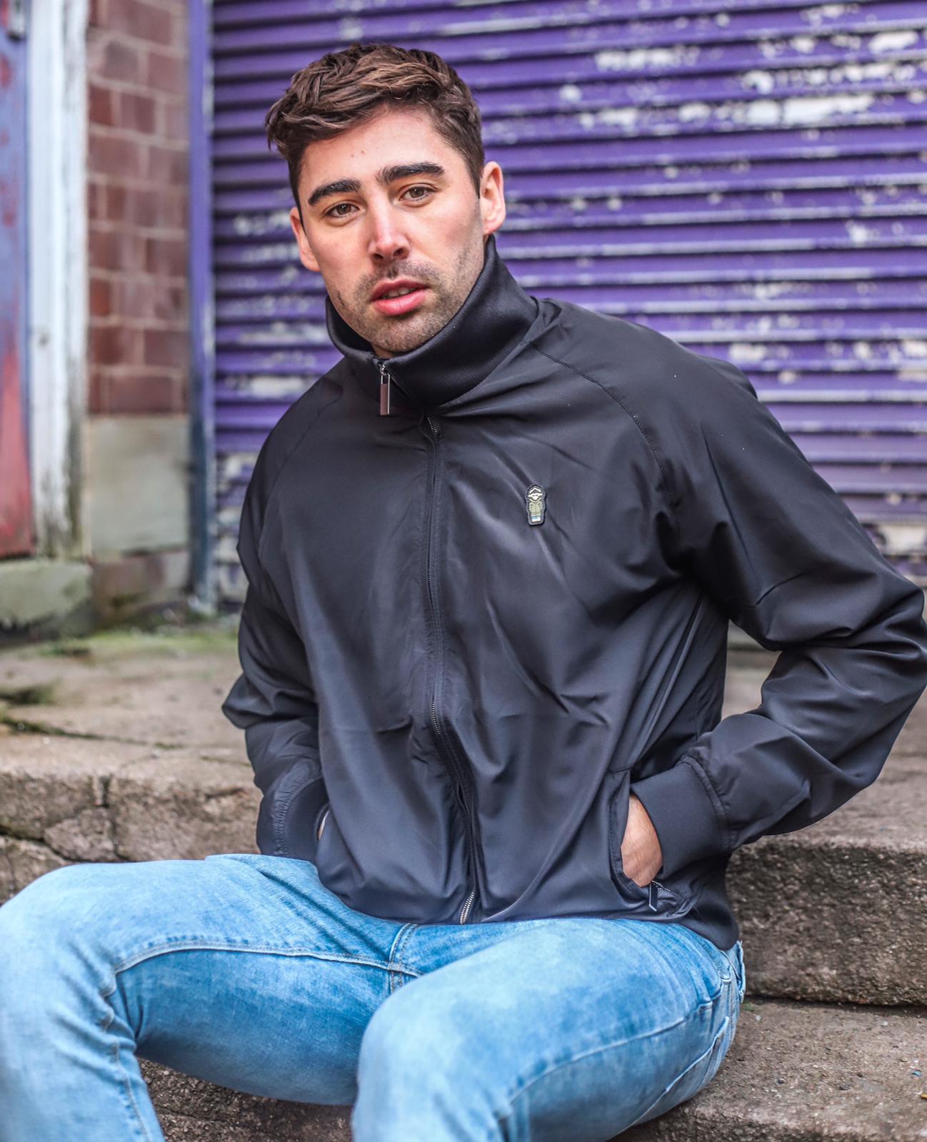 Classic Harrington Jacket (Black) - Parka Monkey