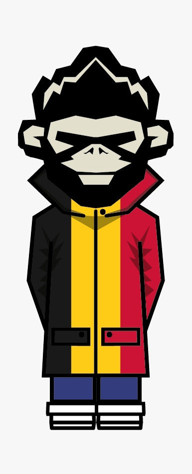 National Burnage T-Shirt - Belgium - Parka Monkey