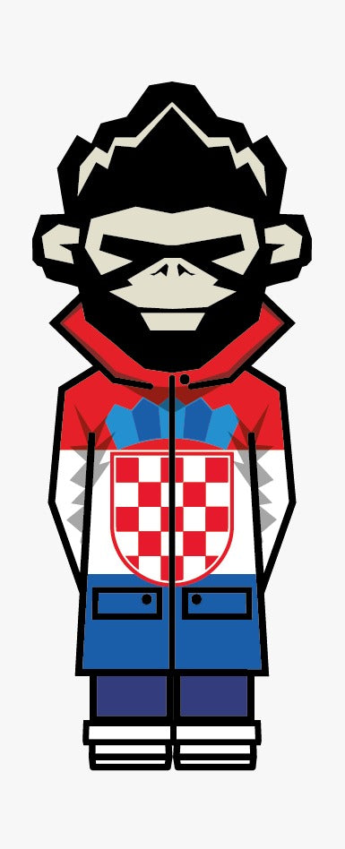 National Burnage T-Shirt - Croatia - Parka Monkey