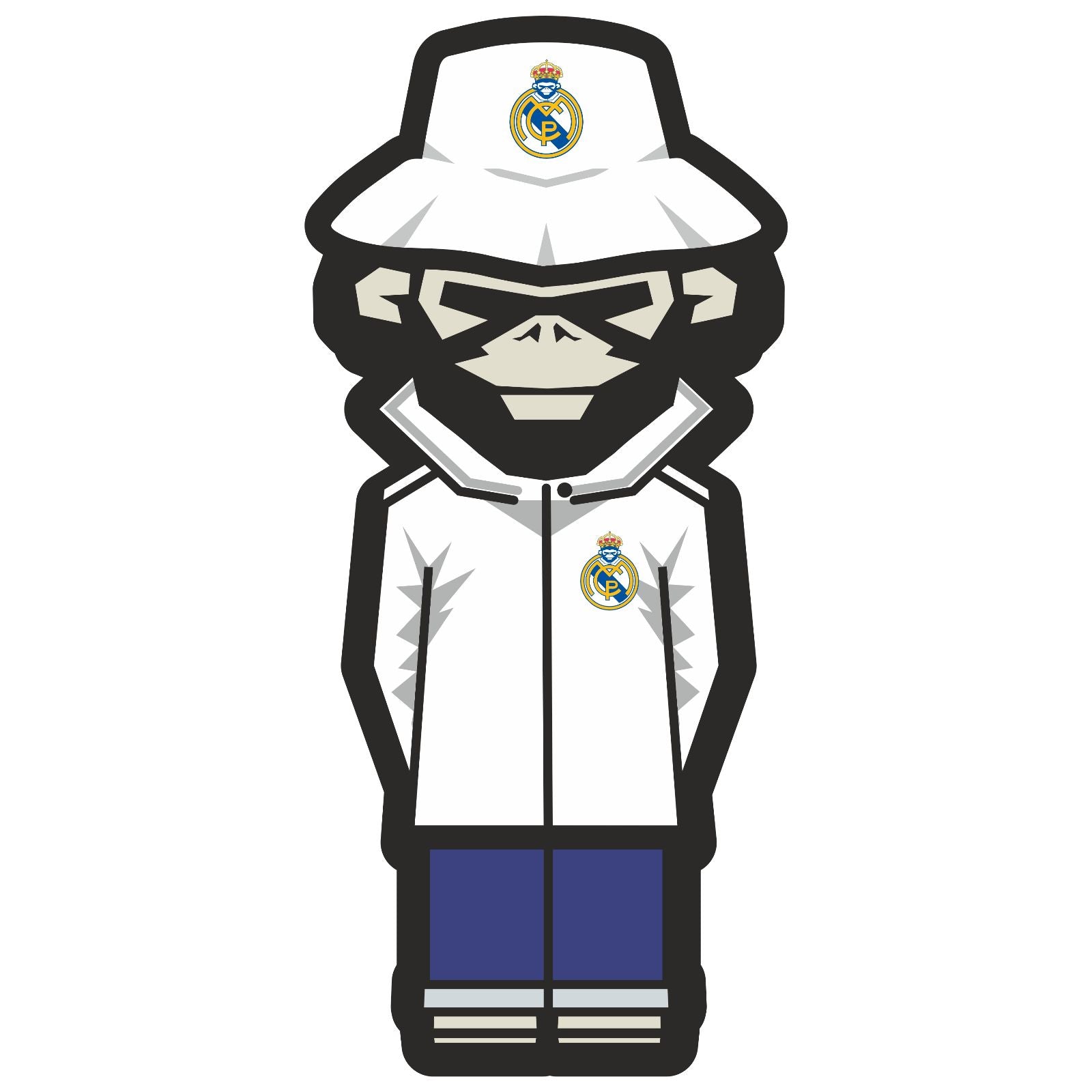 Match Day Burnage T-Shirt - Los Blancos - Parka Monkey