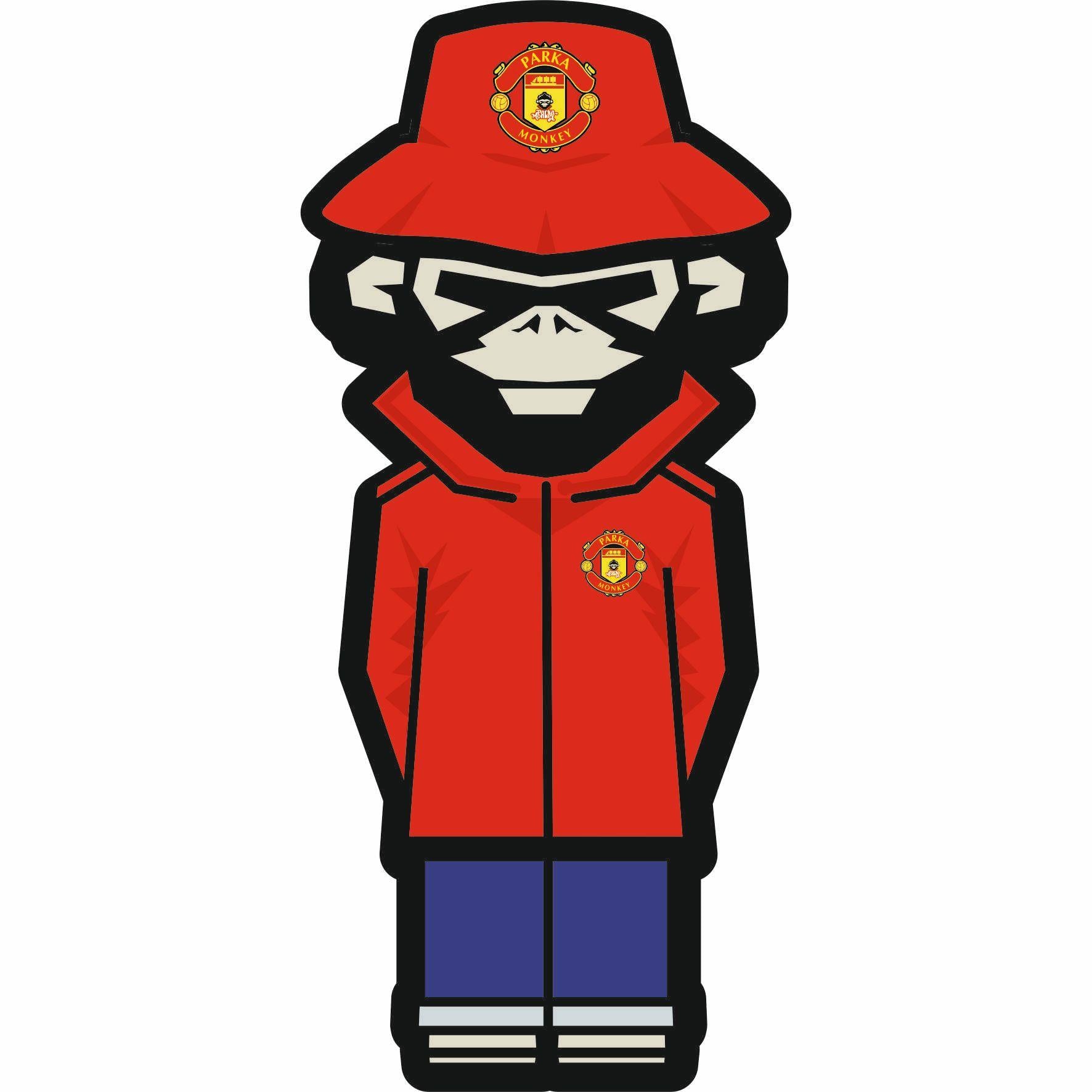 Match Day Burnage T-Shirt - Red Devils - Parka Monkey