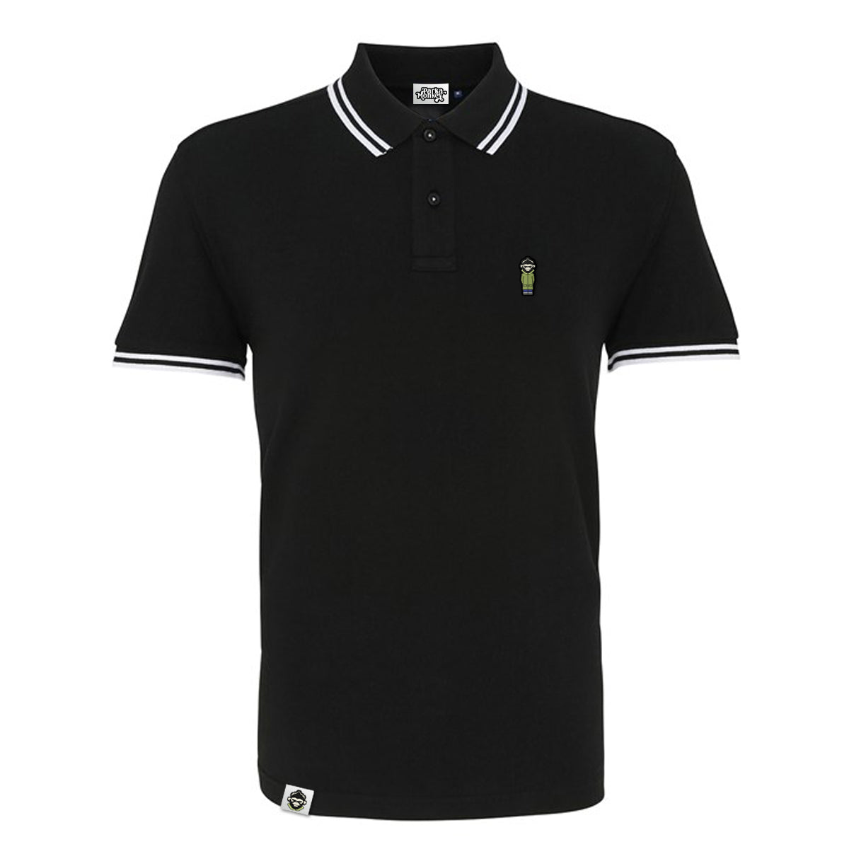 Classic Polo Shirt (Black) - Parka Monkey