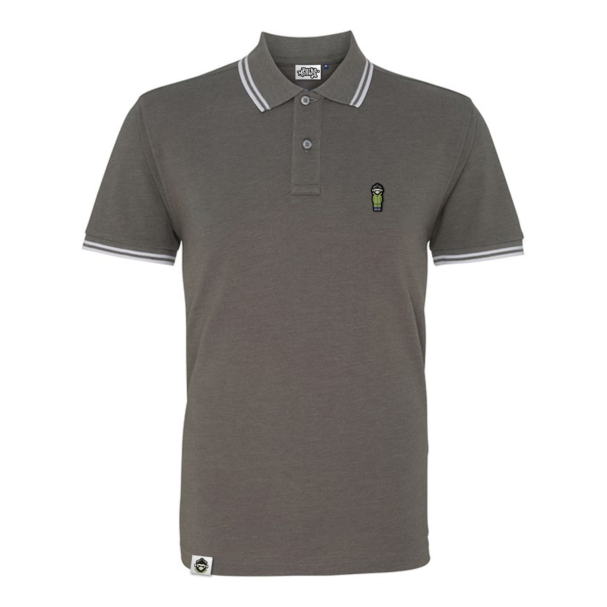 Classic Polo Shirt (Grey) - Parka Monkey