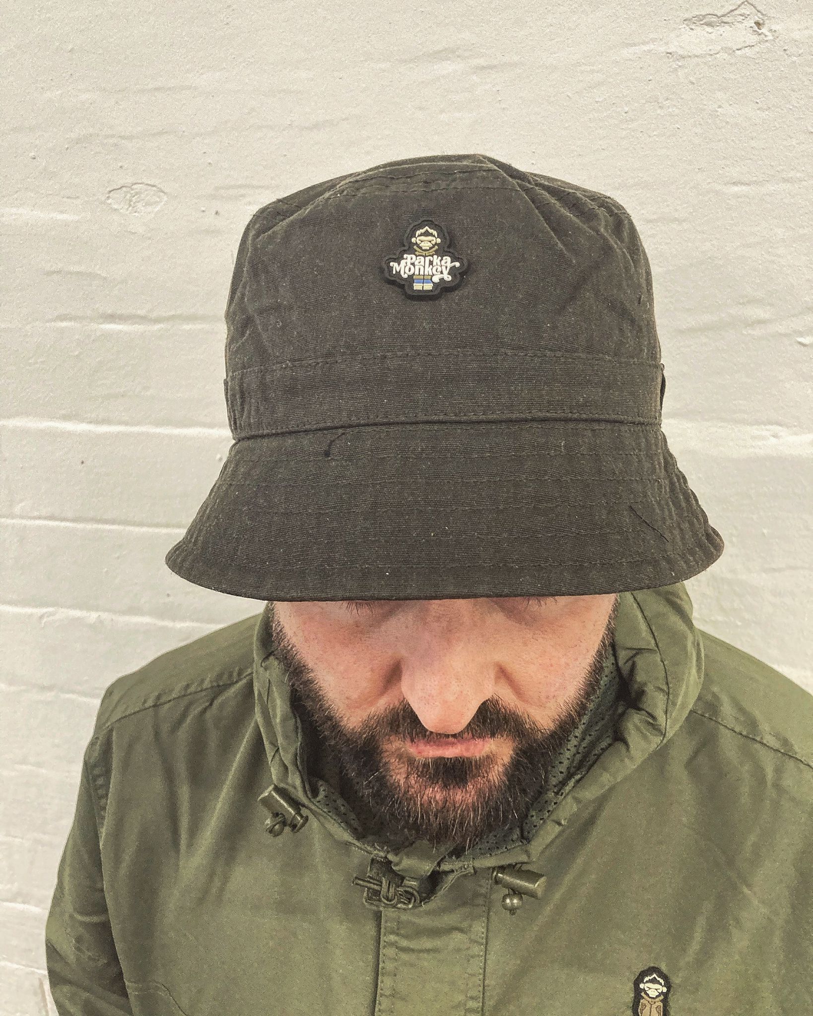 Wax Quilted Bucket Hat - Olive - ParkaMonkey clothing 